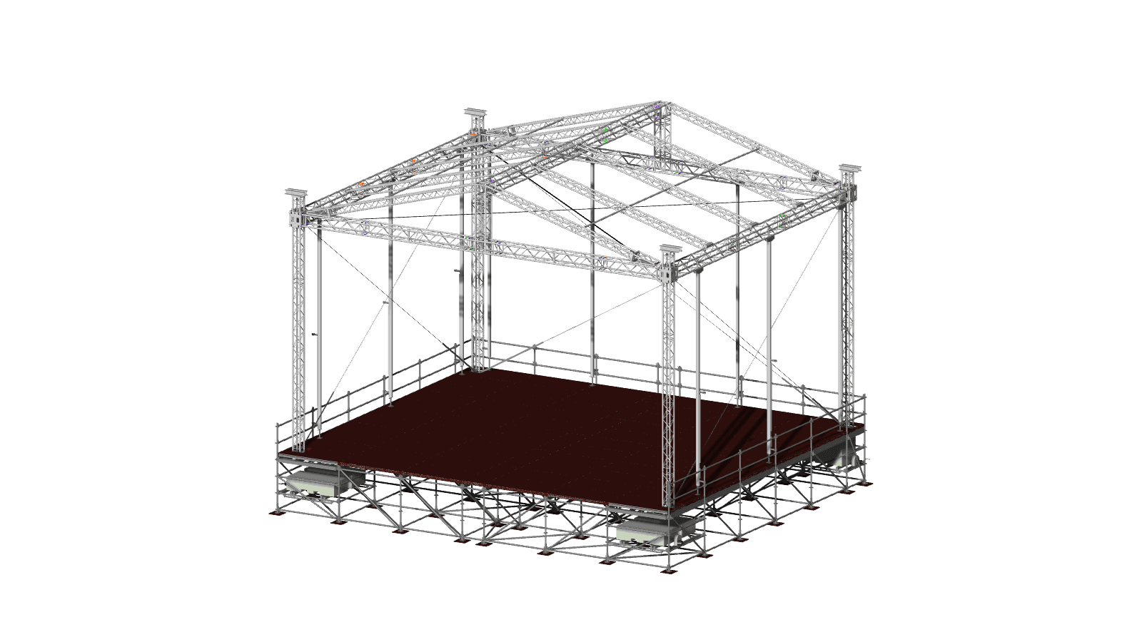 Overdekt podium MPT 150
