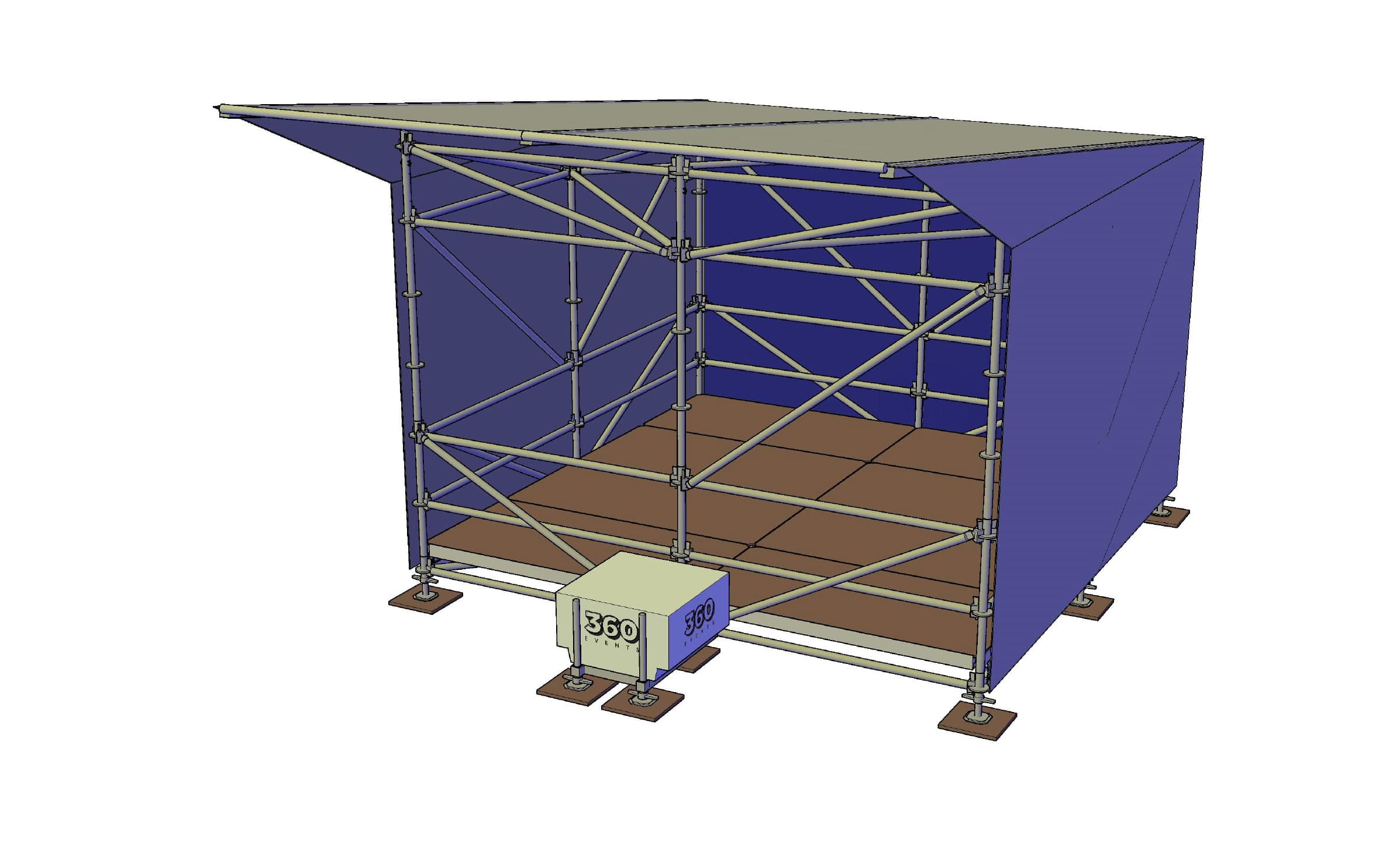 Front of Houses render