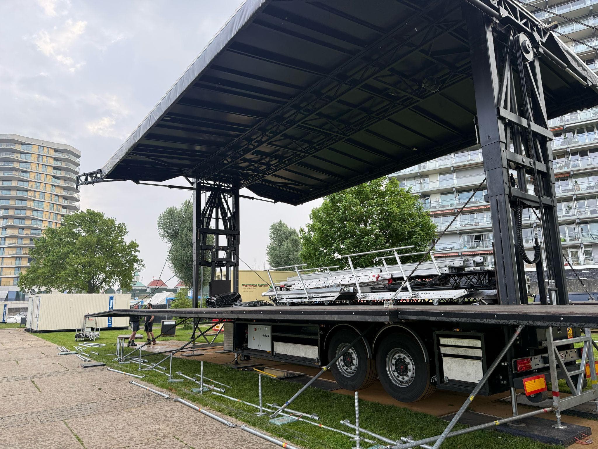 Mobiel podium Papillon 2