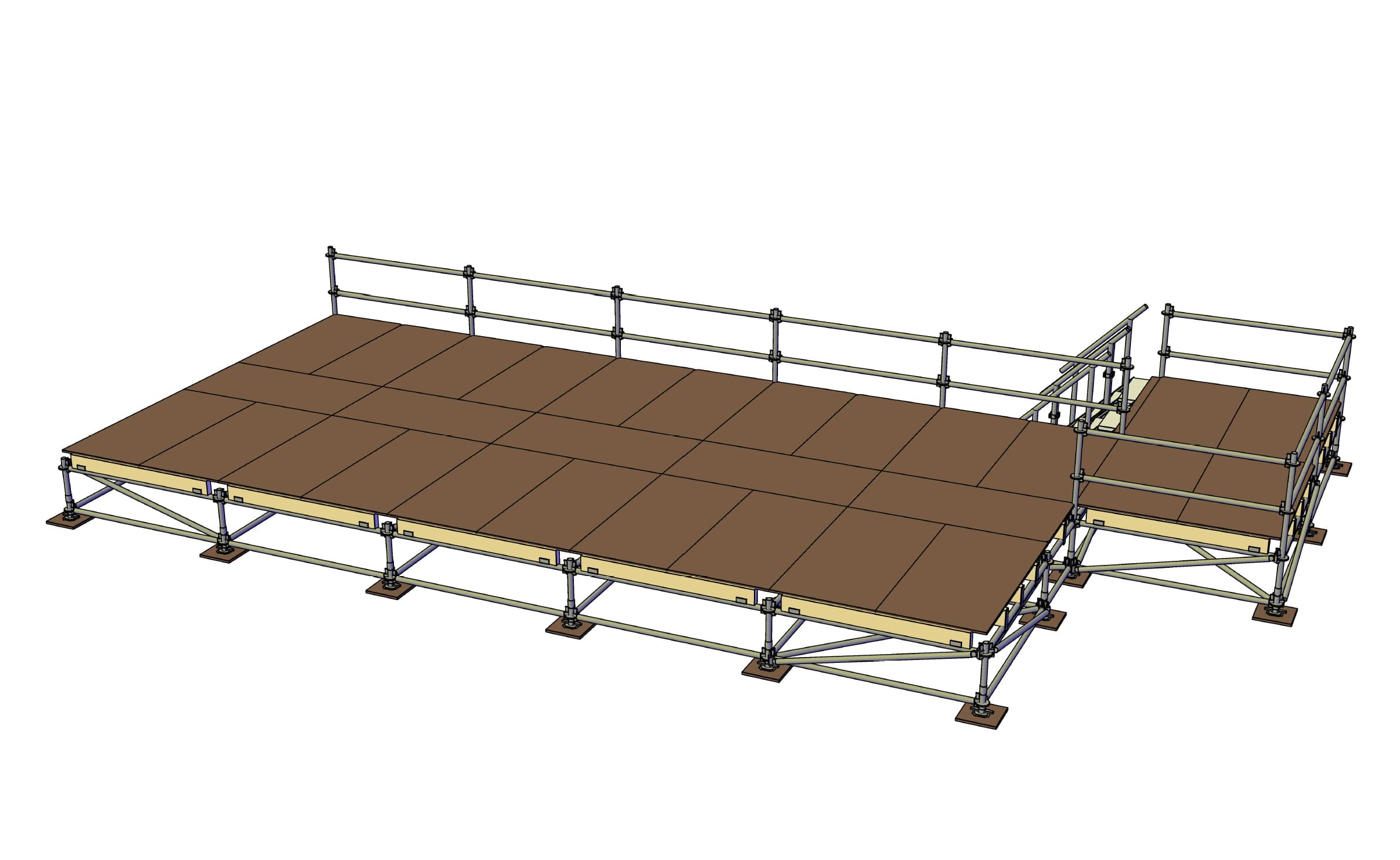 Podiumbouw render 3