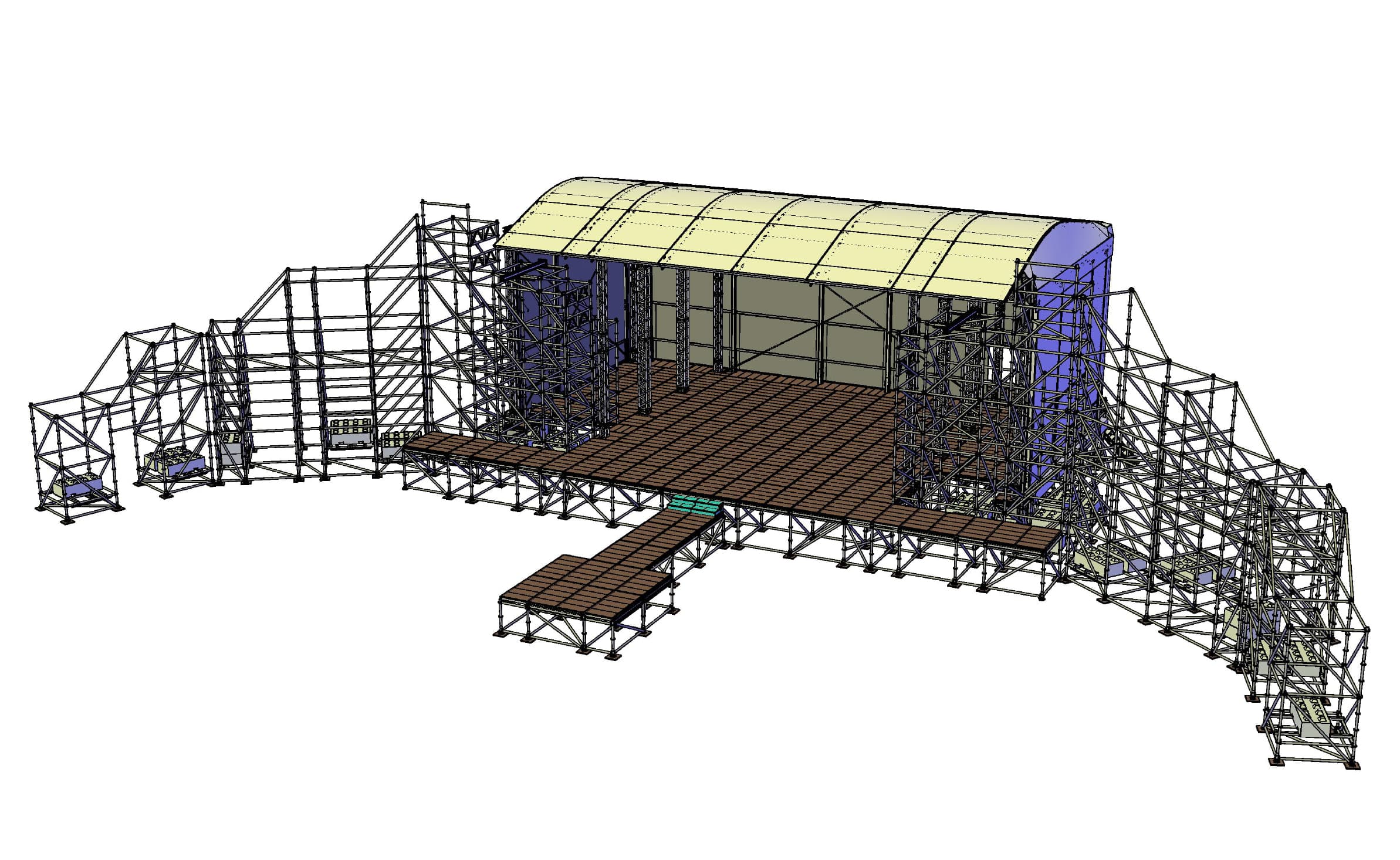 Scaffolding render 3