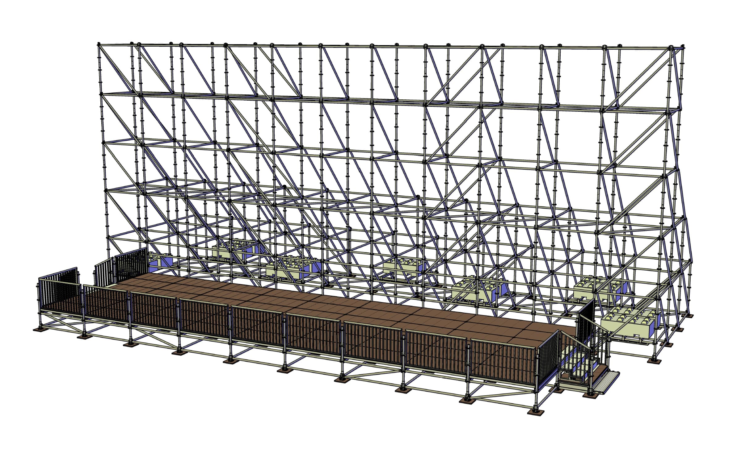 Scaffolding render 4
