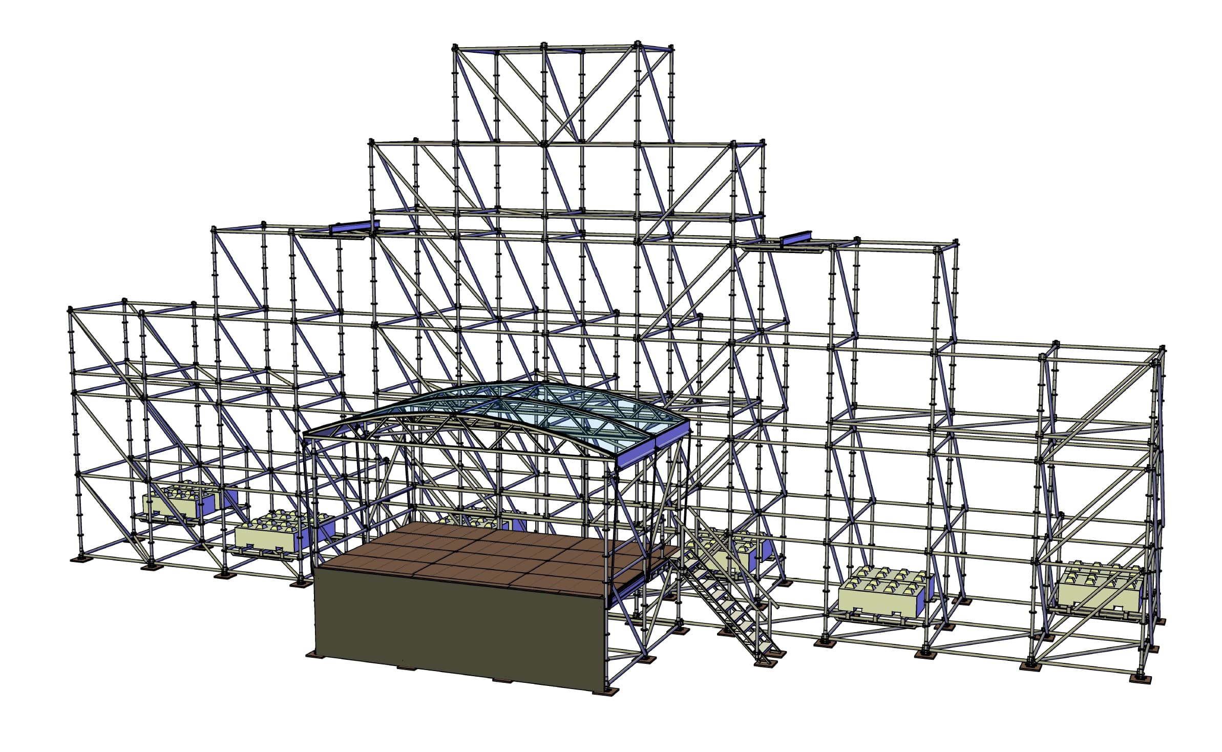 Scaffolding render 5