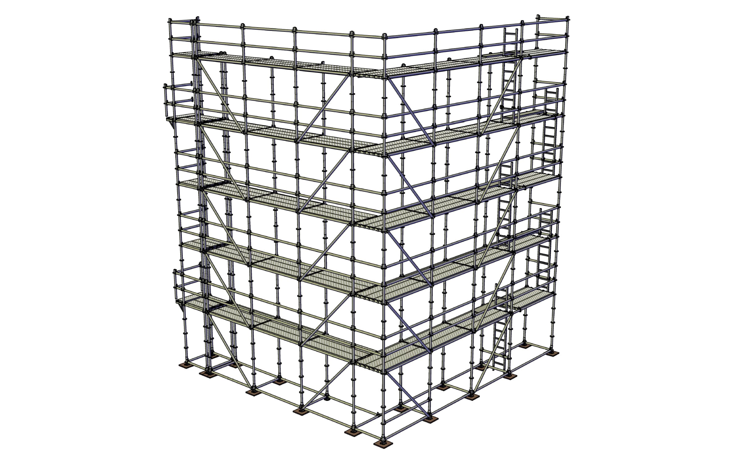 Stellingbouw render